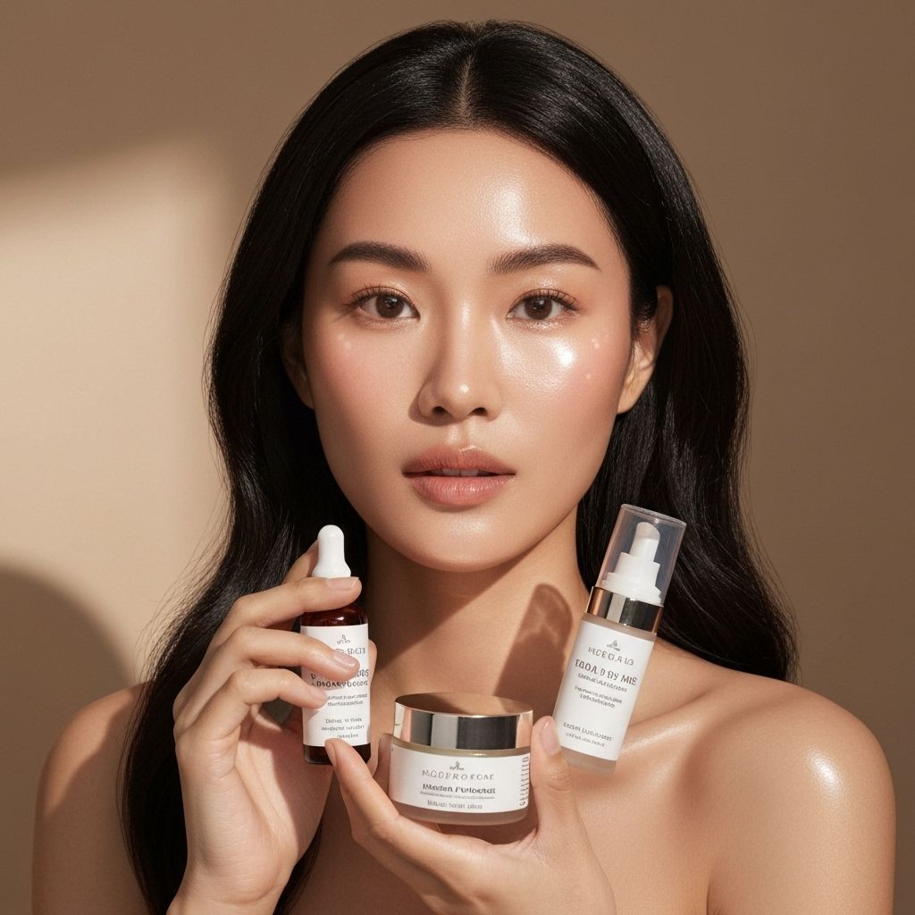 Mulher com pele radiante